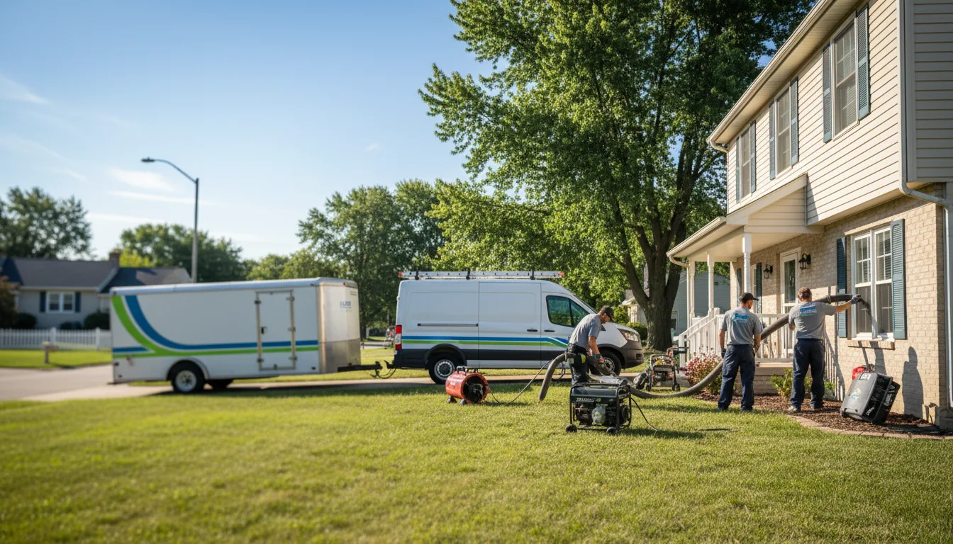 Flooded Basement Restoration And Cleanup With Repair in Tallmadge, OH near me